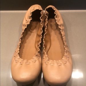 See by Chloe scalloped flats